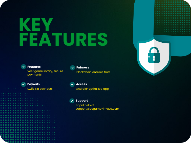 Latest Features in the BC Game APK Download Latest Version